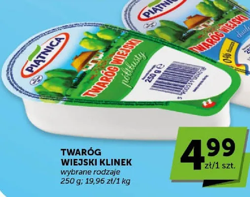 Twaróg wiejski klinek wybrane rodzaje promocja w ABC