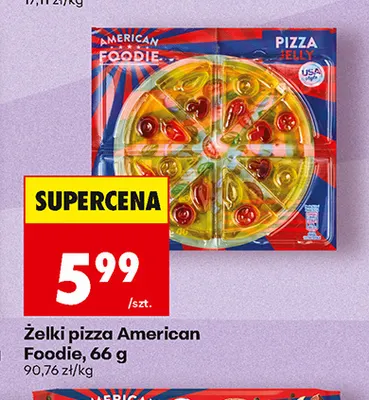 Żelki pizza American Foodie promocja w Biedronka
