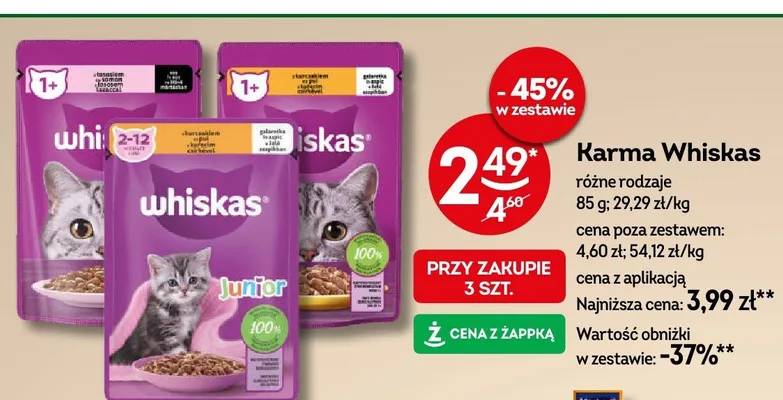 Karma różne rodzaje promocja w Żabka
