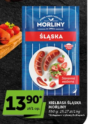 Kiełbasa śląska Morliny promocja w Groszek