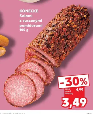Salami z suszonymi pomidorami Könecke promocja w Kaufland