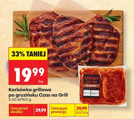 Karkówka grillowa po gruzińsku Czas na Grill promocja w Biedronka