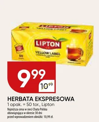 Herbata ekspresowa promocja w Chata Polska