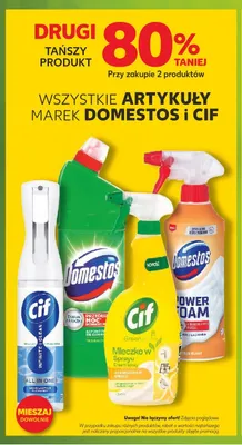 Artykuły marek Domestos i Cif promocja w Kaufland
