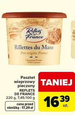 Pasztet wieprzowy pieczony promocja w Carrefour Market