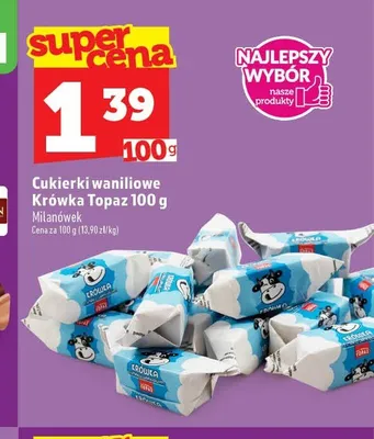 Cukierki waniliowe Krówka Topaz promocja w TOPAZ