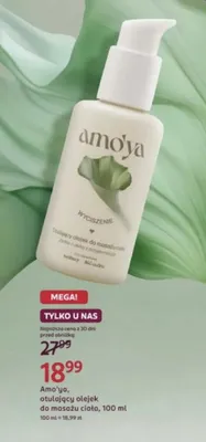 Otulający olejek do masażu ciała Amo'ya promocja w Rossmann