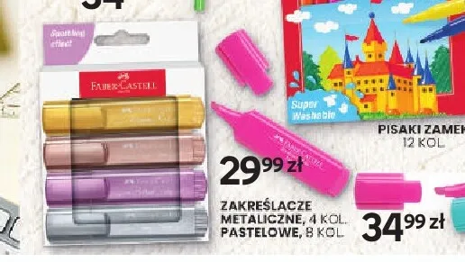 Zakreślacze Faber-Castell pastelowe promocja w Empik