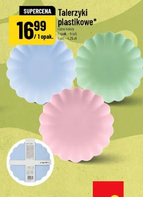 Talerzyki plastikowe promocja w POLOmarket