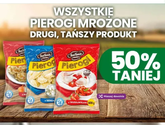 Pierogi z truskawkami Kuchnia Smaku promocja w Dino