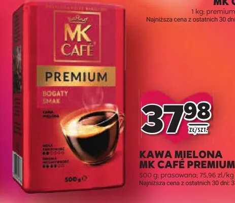 Kawa mielona MK CAFE PREMIUM promocja w Stokrotka