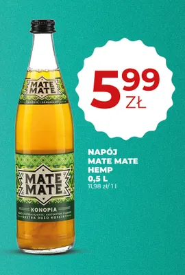 Napój Mate Mate Hemp promocja w Duży Ben
