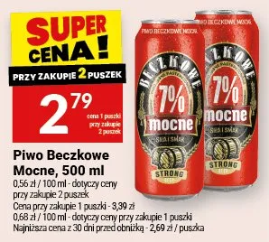 Piwo Beczkowe Mocne promocja w Twój Market