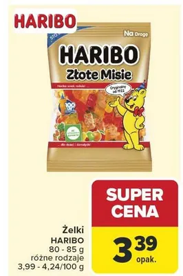 Żelki Złote Misie promocja w Carrefour