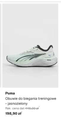 Obuwie do biegania treningowe Puma jasnozielony promocja w Lounge by Zalando