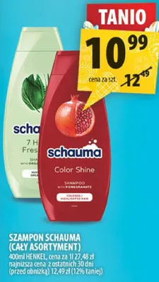 Szampon Schauma Color Shine (cały asortyment) promocja w Arhelan