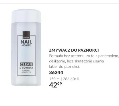 Zmywacz do paznokci Avon promocja w AVON