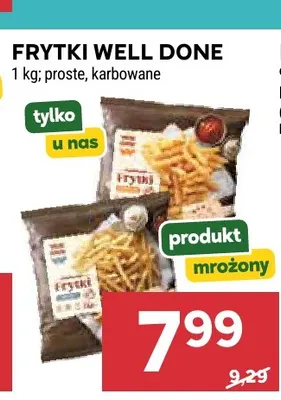 Frytki proste Well Done promocja w Stokrotka