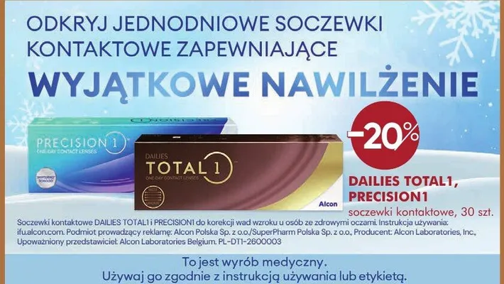 Soczewki kontaktowe promocja w Super-Pharm
