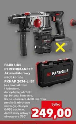 Akumulatorowy młot kombi PARKSIDE PERFORMANCE PKHAP 2034-Li B1 promocja w Kaufland