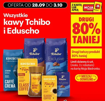 Kawy Tchibo i Eduscho promocja w Biedronka