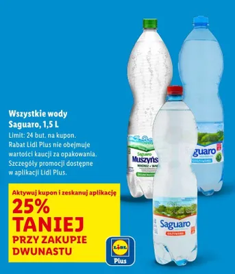 Woda mineralna magnezowo-wapniowa promocja w Lidl