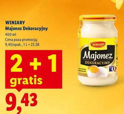 Majonez Dekoracyjny promocja w Lidl