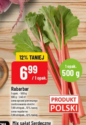 Rabarbar polski promocja w POLOmarket