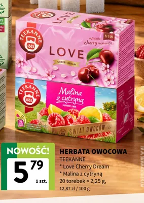 Herbata owocowa Love Cherry Dream Teekanne promocja w Intermarche