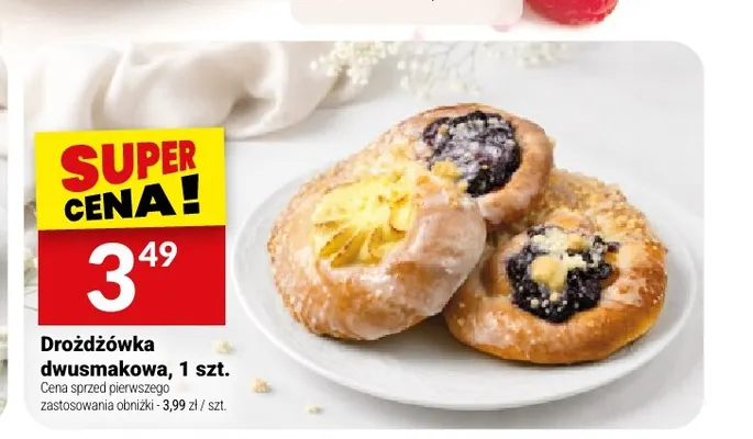 Drożdżówka dwusmakowa Białecki promocja w Twój Market