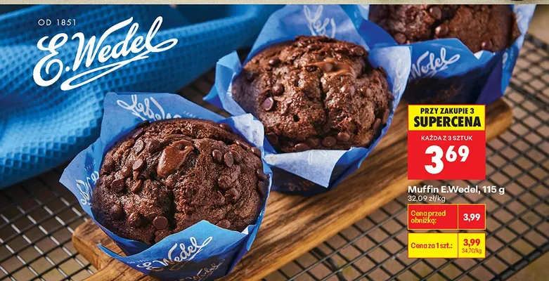 Muffin E.Wedel promocja w Biedronka