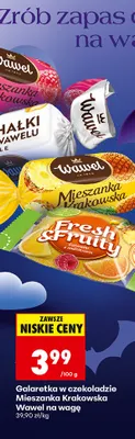 Galaretka w czekoladzie Mieszanka Krakowska Wawel na wagę promocja w Biedronka