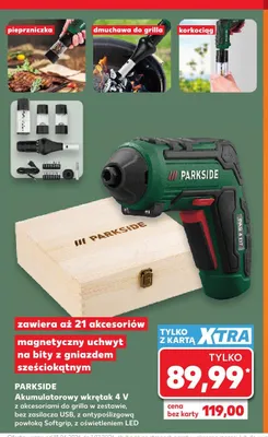 Akumulatorowy wkrętak Parkside promocja w Kaufland