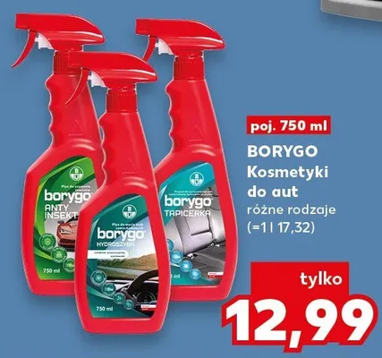 Kosmetyki do aut Borygo promocja w Kaufland