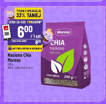 Nasiona Chia Moreso promocja w POLOmarket