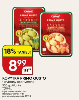 Kopytka Primo Gusto promocja w Chata Polska