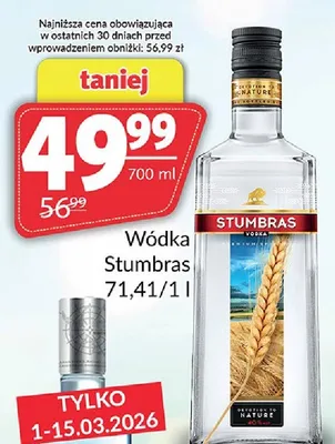 Wódka Stumbras promocja w Prim Market
