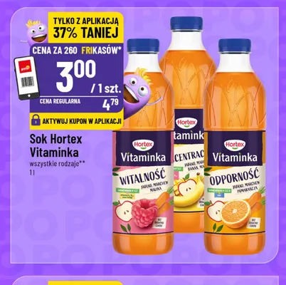 Sok Hortex Vitaminka promocja w POLOmarket