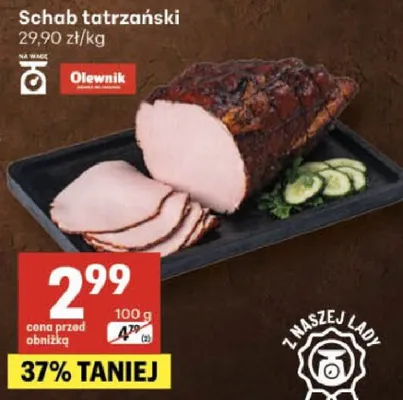 Schab tatrzański promocja w Delikatesy Centrum