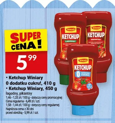 Ketchup Winiary pikantny promocja w Twój Market