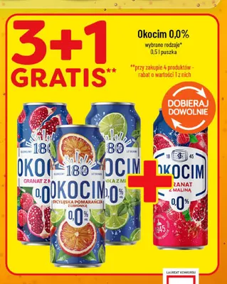 Piwo bezalkoholowe Okocim Sycylijska Pomarańcza z Limonką promocja w POLOmarket