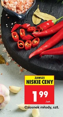 Czosnek młody promocja w Biedronka