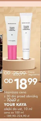 Olejki do ust YOUR KAYA 10ml promocja w Super-Pharm