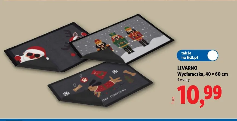 Wycieraczka 40x60 cm Livarno promocja w Lidl