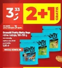 Orzeszki Frutty Nutty Boyz promocja w Dealz