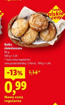 Bułka ziemniaczana promocja w Lidl