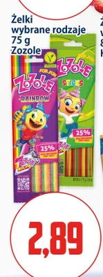 Żelki Zozole Sticks promocja w Kupiec