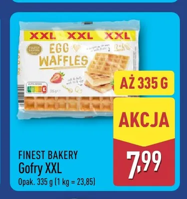Gofry XXL Finest Bakery promocja w Aldi