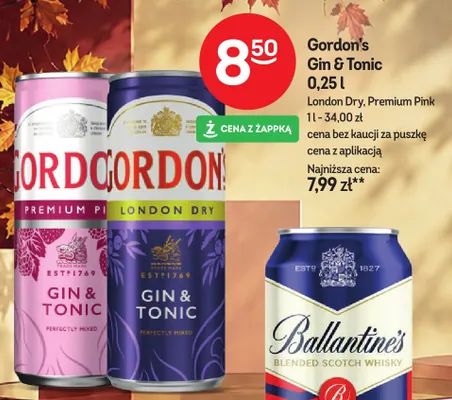 Gordon's Gin & Tonic London Dry promocja w Żabka