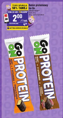 Baton proteinowy Go On promocja w POLOmarket
